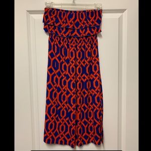 Women’s Orange Blue Gators Dress Size XS NWT